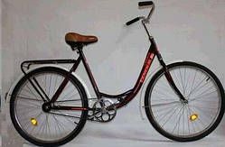 Велосипед (у зборі) GENERAL 26 Комфорт Жіночий бордовий FM, MC-G-374909