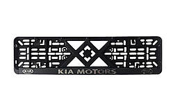 Популярний! Рамка під номер пластик KIA (Racing рельєфна) - Лучшее качество только на Nukleon.com.ua