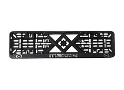 Популярний! Рамка під номер пластик MAZDA (Racing рельєфна) - Лучшее качество только на Nukleon.com.ua