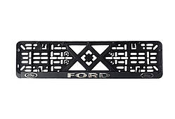 Популярний! Рамка під номер пластик FORD (Racing рельєфна) - Лучшее качество только на Nukleon.com.ua