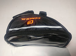 Сумка- чехол для телефона на велосипед (под вынос руля, черная под карбон) FM, MC-R-272990