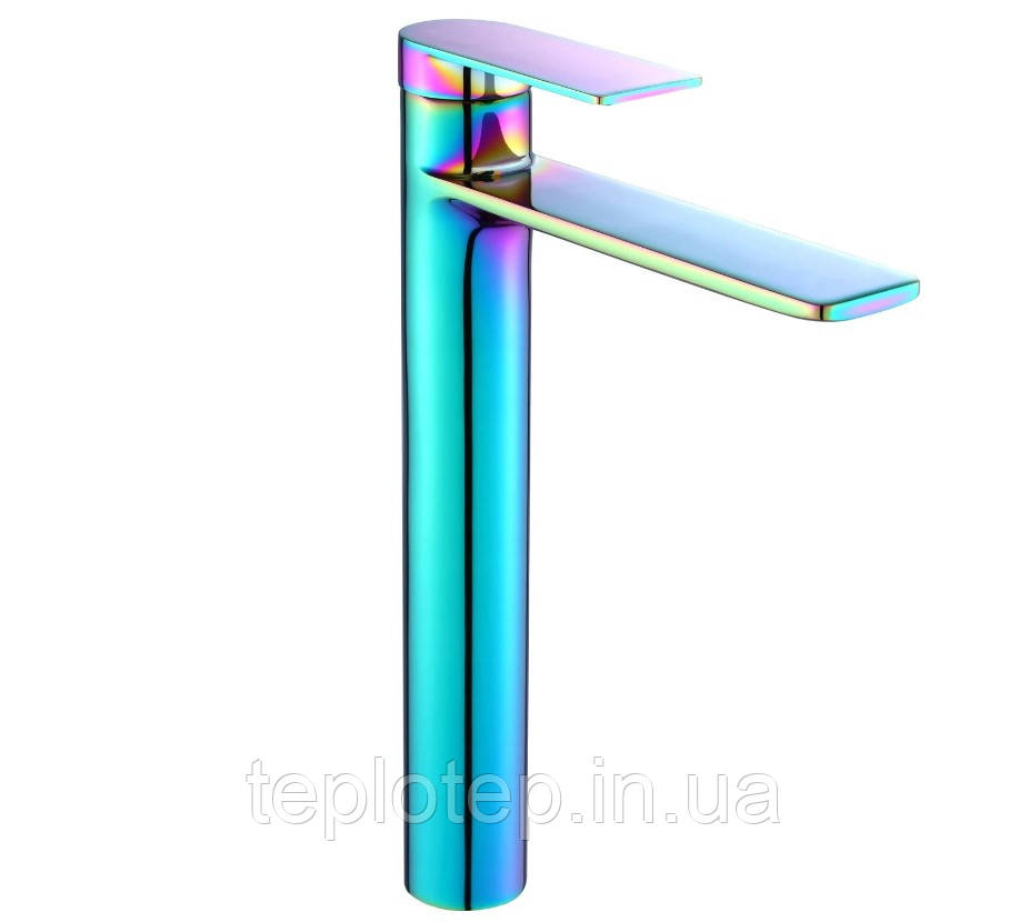 Змішувач для раковини (умивальника) MEXEN ZERO BLUE PINK високий