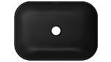 Умивальник (раковина) MEXEN RITA BRUSHED GOLD BLACK MATT накладний, фото 6