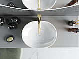 Умивальник (раковина) MEXEN VIKI GOLD WHITE накладний, фото 5