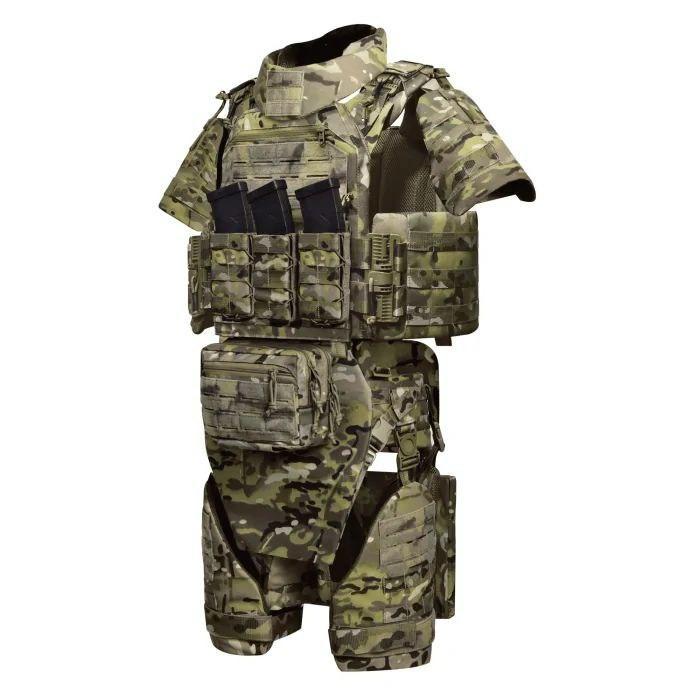 Бронекостюм MPS М8 PRO Мультикам 25*30 см балістичні пакети паху, шиї, плечей, ніг, поясу, попереку,каремату, фото 1