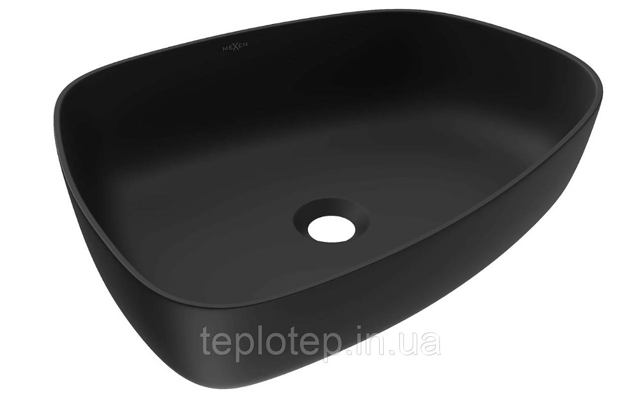 Умивальник (раковина) MEXEN ONO 51 BLACK MATT чорний накладний