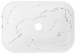 Умивальник (раковина) MEXEN RITA SHINY MARBLE накладний, фото 3