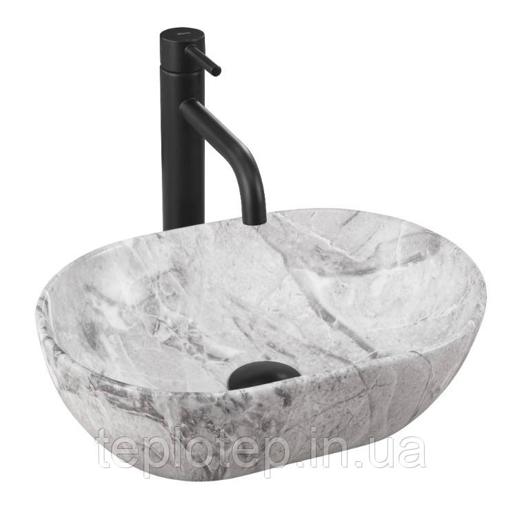Умивальник (раковина) REA AMELIA MINI STONE MATT накладний