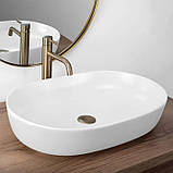 Умивальник (раковина) REA CLEO 60 WHITE MATT накладний, фото 3