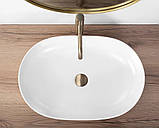 Умивальник (раковина) REA CLEO 60 WHITE MATT накладний, фото 4