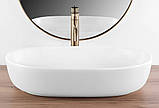 Умивальник (раковина) REA CLEO 60 WHITE MATT накладний, фото 5