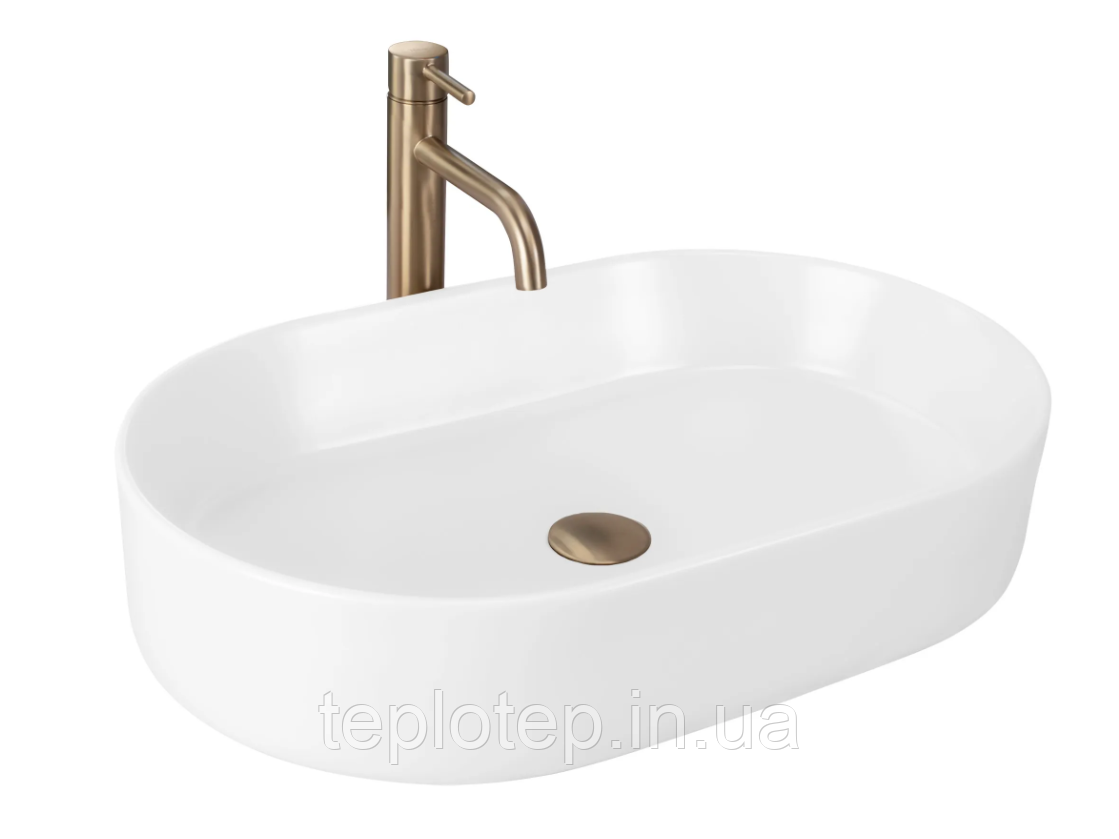 Умивальник (раковина) REA NADIA 60 WHITE MATT накладний