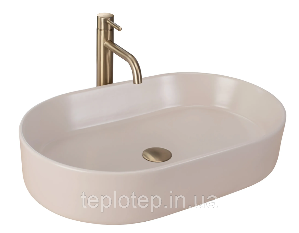 Умивальник (раковина) REA NADIA 60 BEIGE MATT накладний
