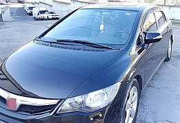 Накладки на дзеркала BMW-Style для Honda Civic Sedan VIII 2006-2011 ABS-пластик (2 шт)
