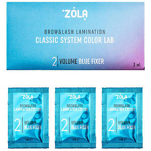Склад для ламінування у саше 02 ZOLA Volume Blue Fixer 1 мл/1 шт