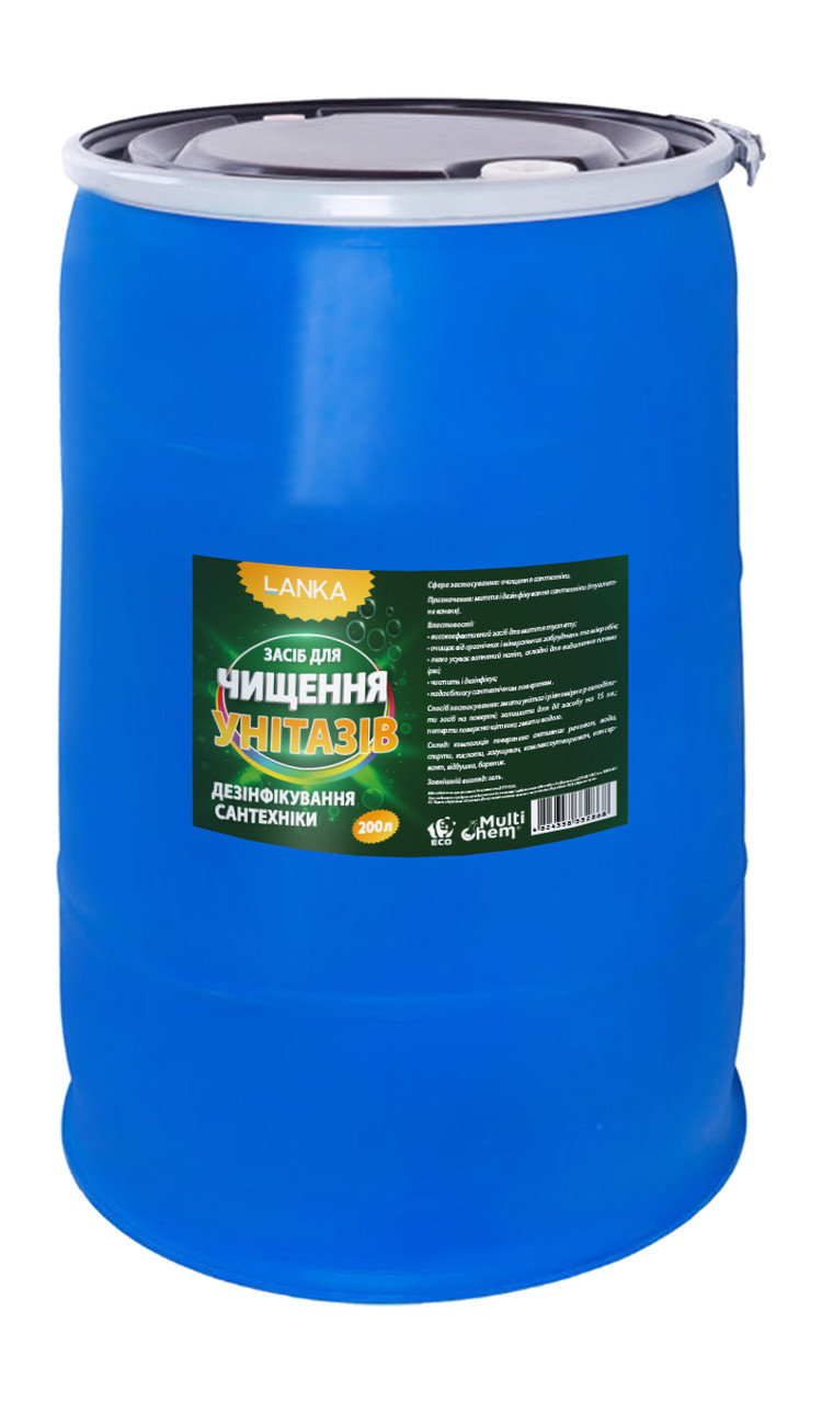Засіб для чищення унітазів LANKA, 200 л