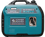Генератор інверторний газобензиновий Könner&Söhnen KS 3100iG S, фото 7