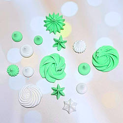 Цукрова прикраса для кондитерських воробів Безе-міні асорті Блакитне