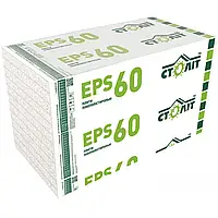 Пінопласт EPS 60 (вага 12-13 кг/м3) 1000х500х20мм