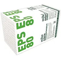 Пінопласт EPS 80 (вага 15-16 кг/м3) 1000х500х20мм