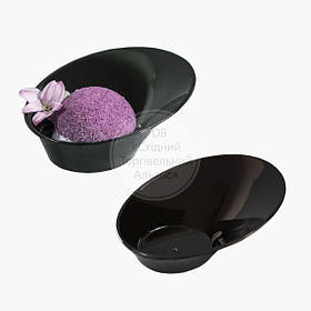 Тарілочка "Еліпс чорний" — 35 мл