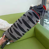 Іграшка мбяка Кіт-батон смугастий 107см М 16945 Сірий, фото 4