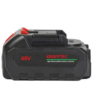 Акумуляторна батарея знімна KRAFFTEC 48V 1500mAh Чорна