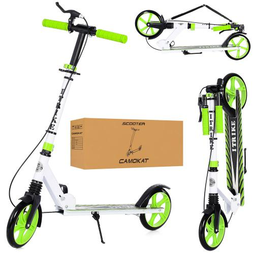 Самокат дорослий складаний ITrike SR 2-049-1-WGR Зелений