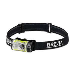 Ліхтар налобний Brevia 255Lm, 3 режими+flash+red, 3xAAA, IP64 (білий/червоний) (14255FRAX1)