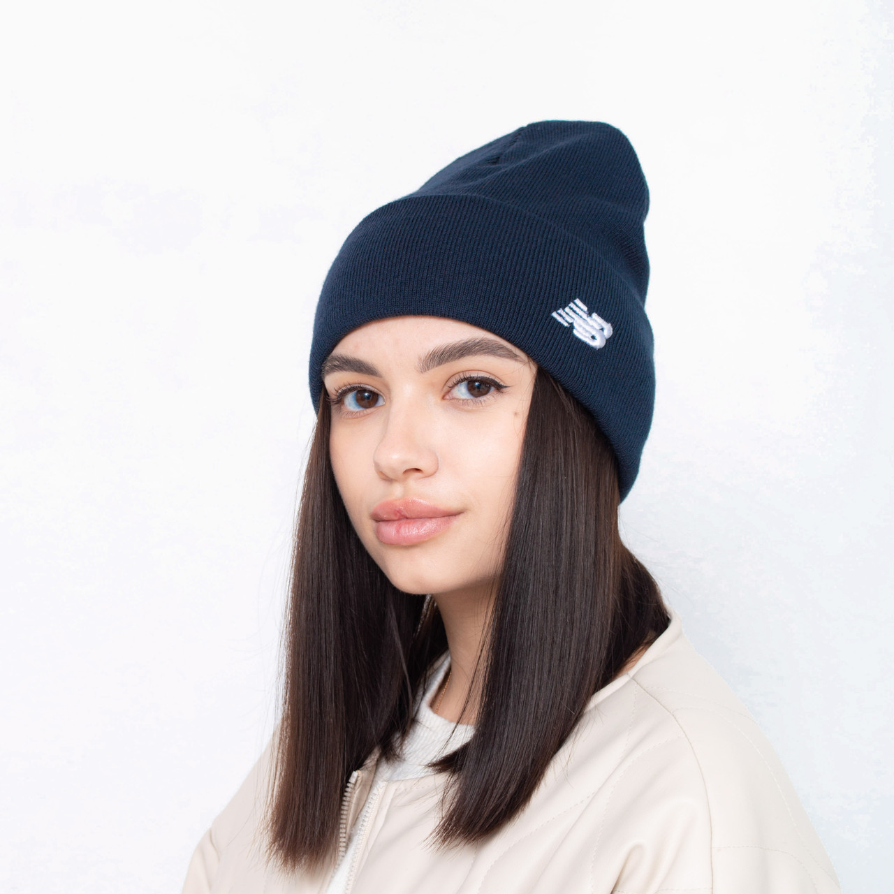 Шапка "Домік" (мал.вишивки) New Balance синій