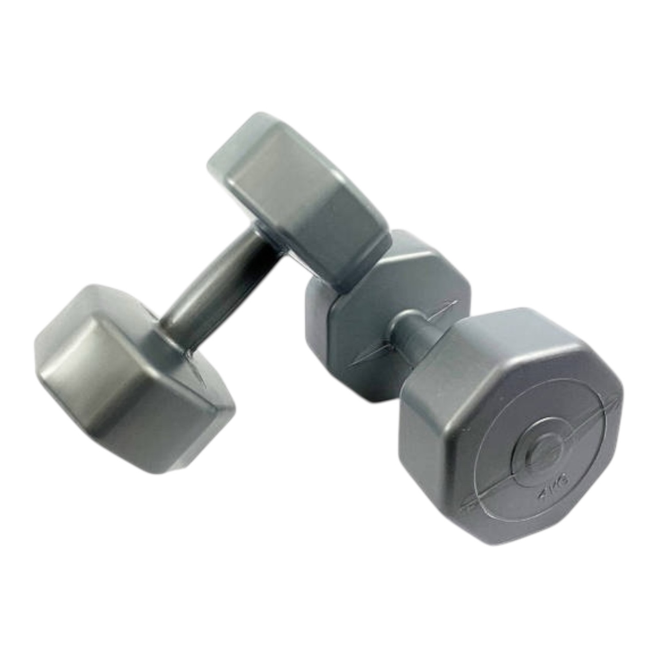 Гантелі фітнес 2 шт по 4 кг (композитні) для фітнесу тренувань