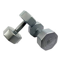 Гантелі фітнес 2 шт по 4 кг (композитні) для фітнесу тренувань