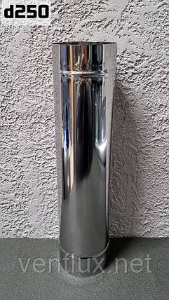 Труба нержавіюча AISI 430 L=1000мм d-250, фото 1