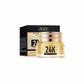 Крем для шкіри навколо очей ZOZU 24K Gold антивіковий з гіалуроновою кислотою 40 мл