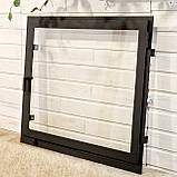 Дверцята для каміна з жароміцним склом Hetta Mia 640/735мм, фото 2