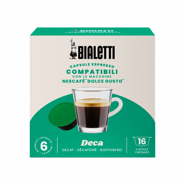 Кава у капсулах Bialetti Dolce Gusto Decaffeinato
