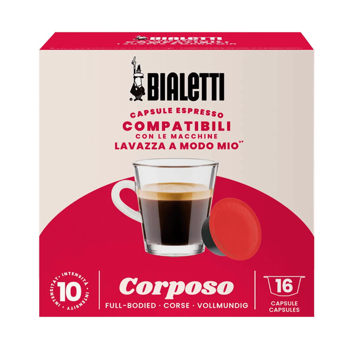Кава у капсулах Bialetti Lavazza A Modo Mio Corposo