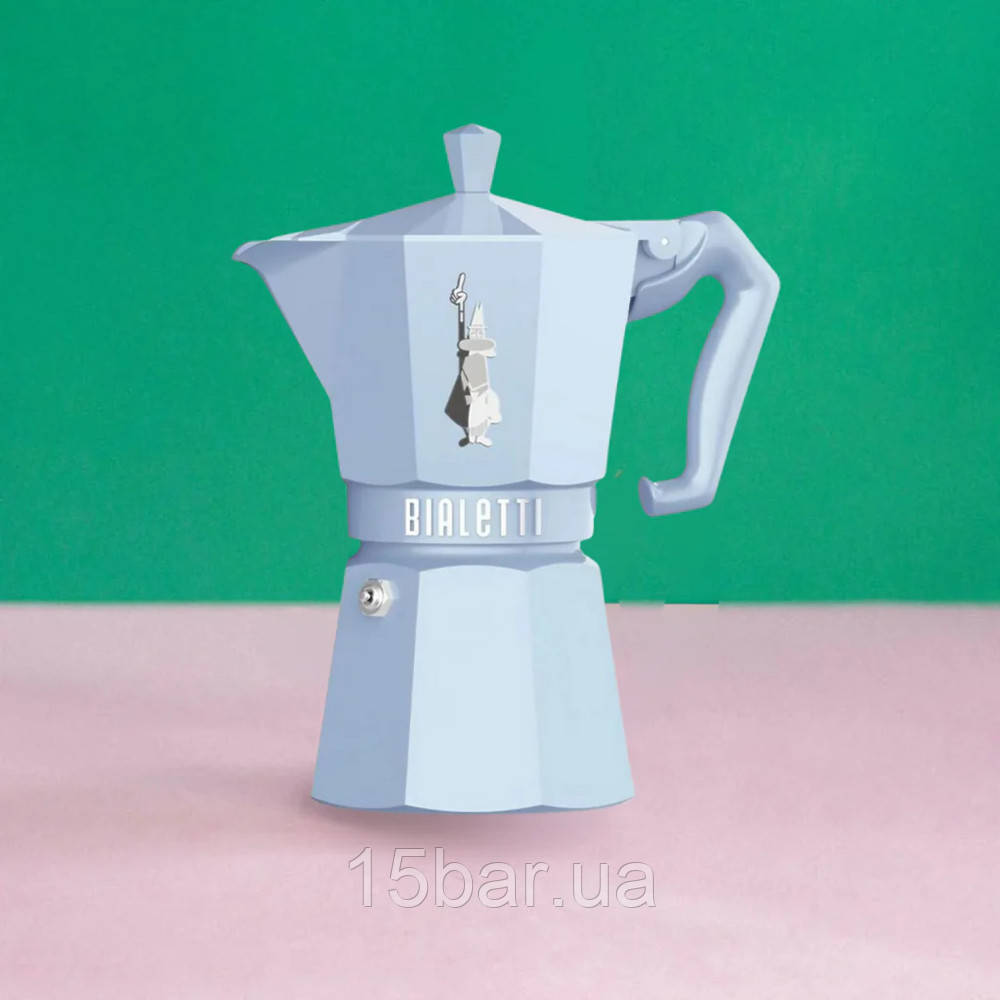 Кавоварка гейзерна Bialetti Moka Exclusive Blue (6ч) 990009062