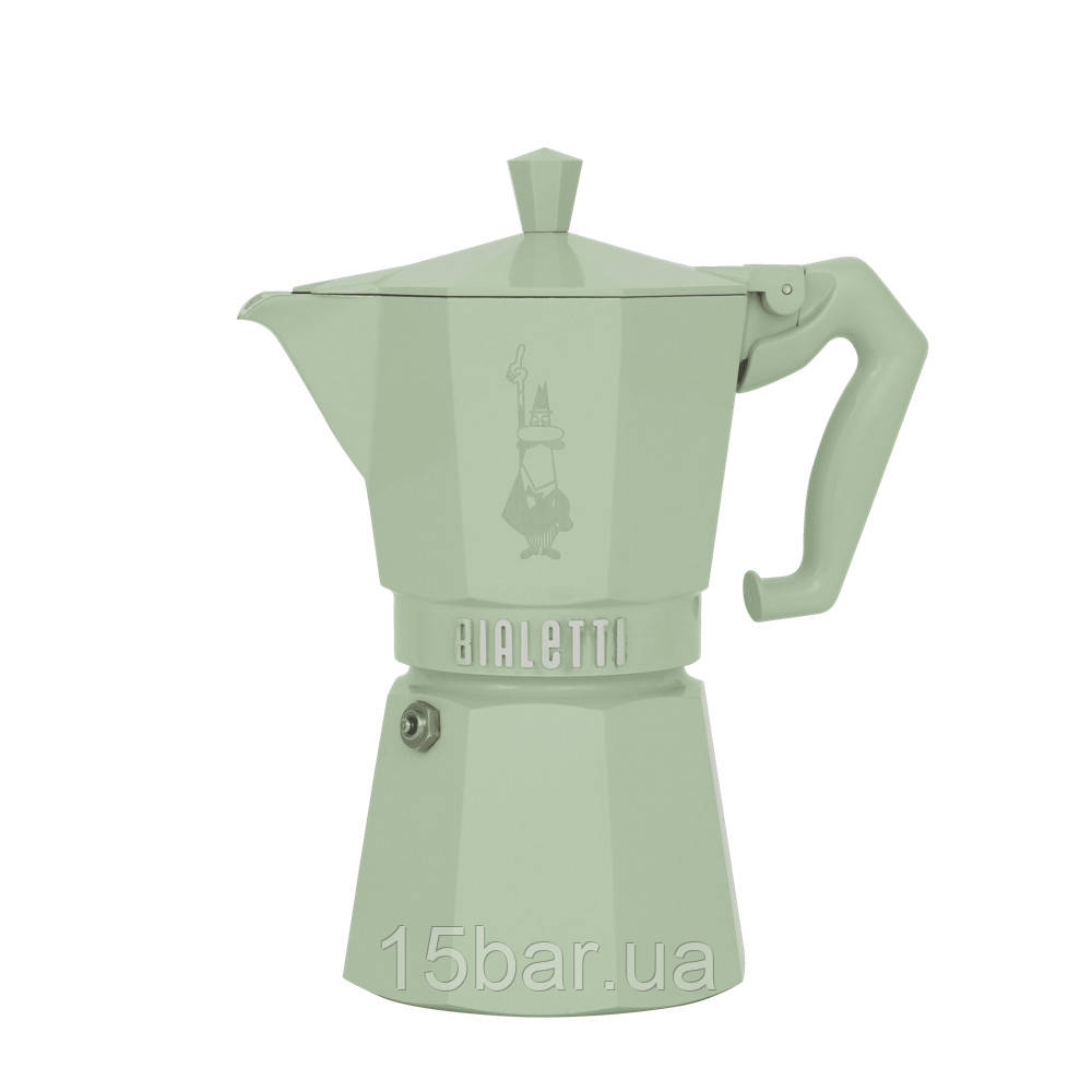 Кавоварка гейзерна Bialetti Moka Exclusive Green (6ч) 990009058