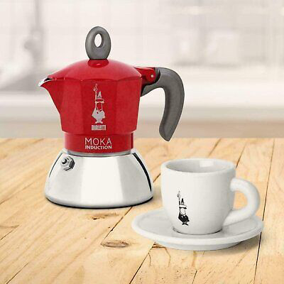 Кавоварка гейзерна Bialetti Moka Induction Red (6ч) 990006946