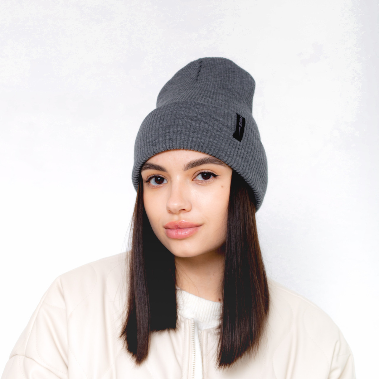 Шапка Резинка Nike NR-0124  антрацит