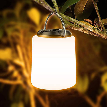 Ліхтар для кемпінгу, перезаряджуваний, Blukar Camping Lights Lamp — 3000K тепле світло, регулювання яскравості, 3 ре, фото 1