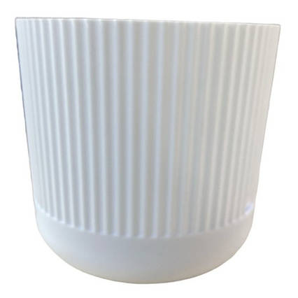 Горщик для квітів Ностальгія Elif №469, 18*18 см, 4 л, білий