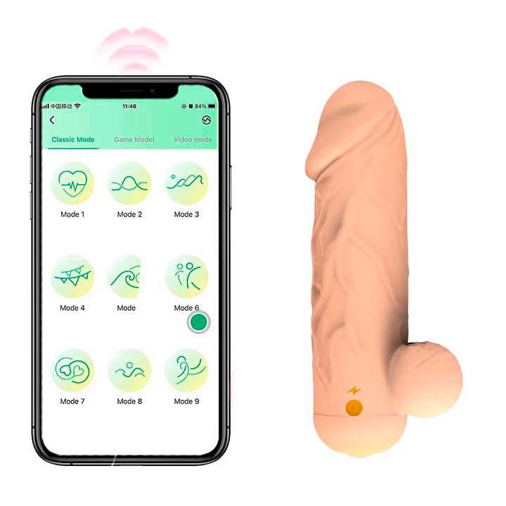 Реалістичний смарт-мінібратор для клітора Love Spouse тілесний — Смарт вібратори, фото 1