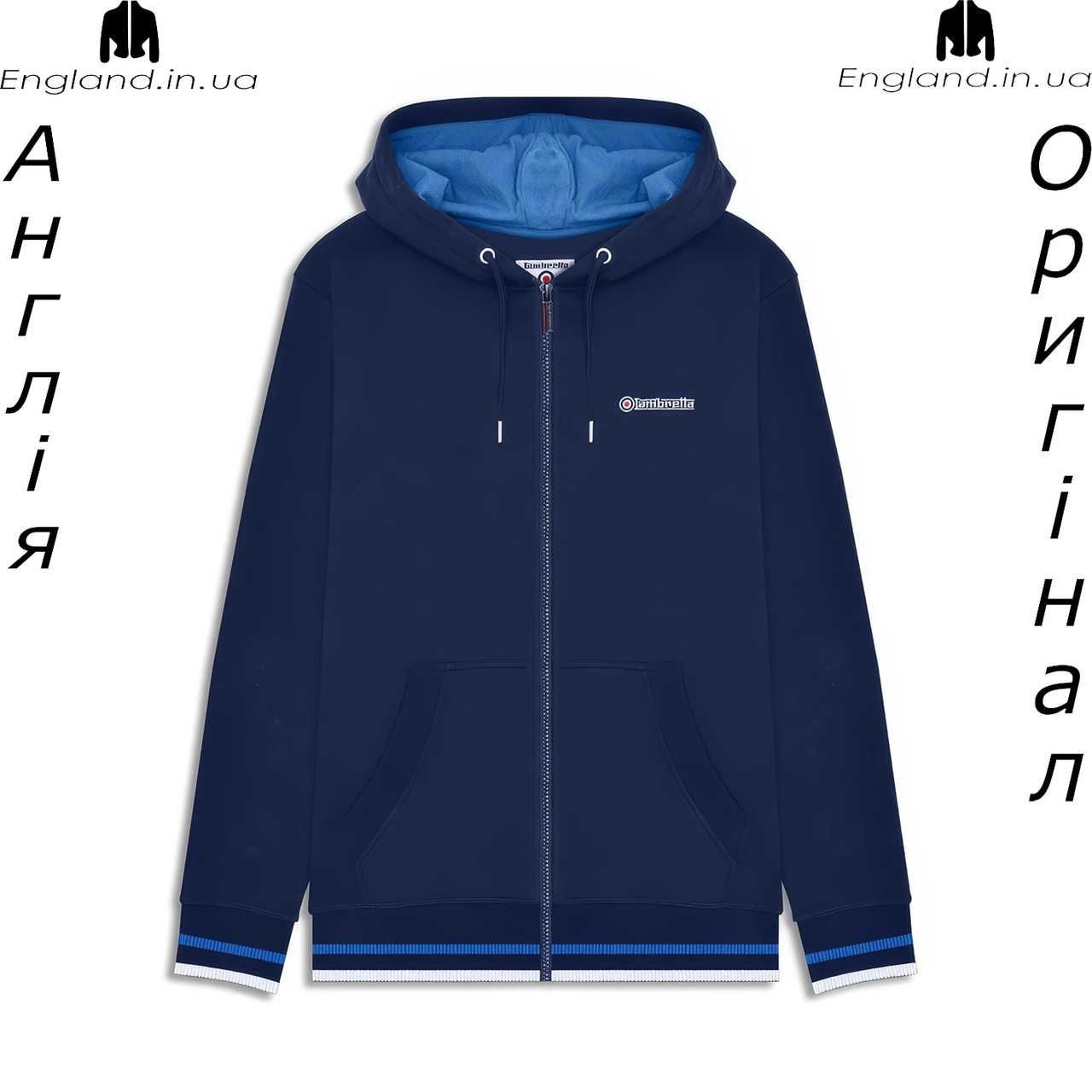 Кофта худі чоловіча Lambretta (Ламбретта) з Англії, фото 1