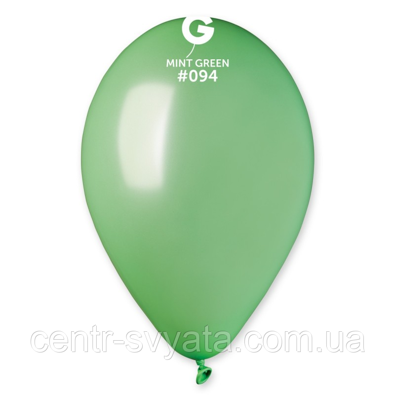 Латексна кулька Gemar 11"(28 см) #094 Металік м'ятний