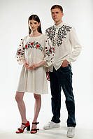 Сімейні вишиванки Зозулька і Талан молочні