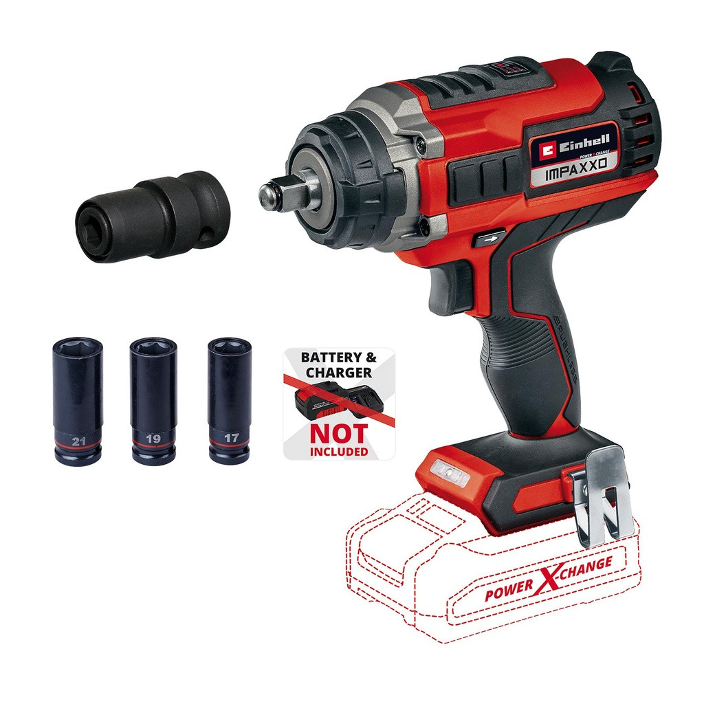 Гайковерт акумуляторний Einhell IMPAXXO 18/450 Solo (4510070)