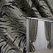 Шторна тканина жакард "Magic". Колір графітовий з бежевим. Код 1611ш, фото 7