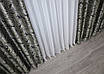Шторна тканина жакард "Magic". Колір графітовий з бежевим. Код 1611ш, фото 5